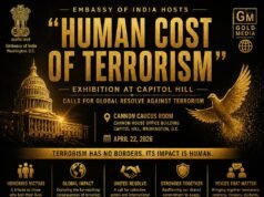 Indian Embassy in the United States hosts “Human Cost of Terrorism” exhibition at the Capitol Hill. Calls for Global resolve against Terrorism The Human cost of Terrorism
