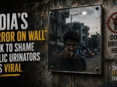 India’s Mirror-On-Wall Trick To Shame Public Urinators Goes Viral, Internet Says ‘Nobel genius’