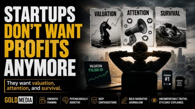 STARTUPS DON’T WANT PROFITS ANYMORE1
