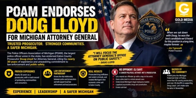 POAM Makes it Clear that Doug Lloyd is the Only Choice to be Michigan’s Attorney General