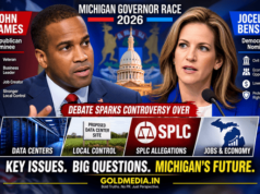 John James vs. Jocelyn Benson: Michigan Governor Debate Sparks Controversy Over Data Centers, Leadership and SPLC Allegations John james (1)