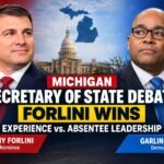 Michigan Secretary of State Debate Graphic