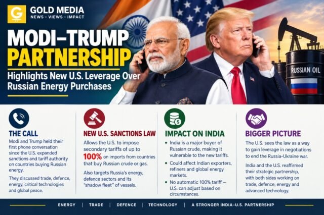 Modi-Trump Partnership Highlights New U.S. Leverage Over Russian Energy Purchases